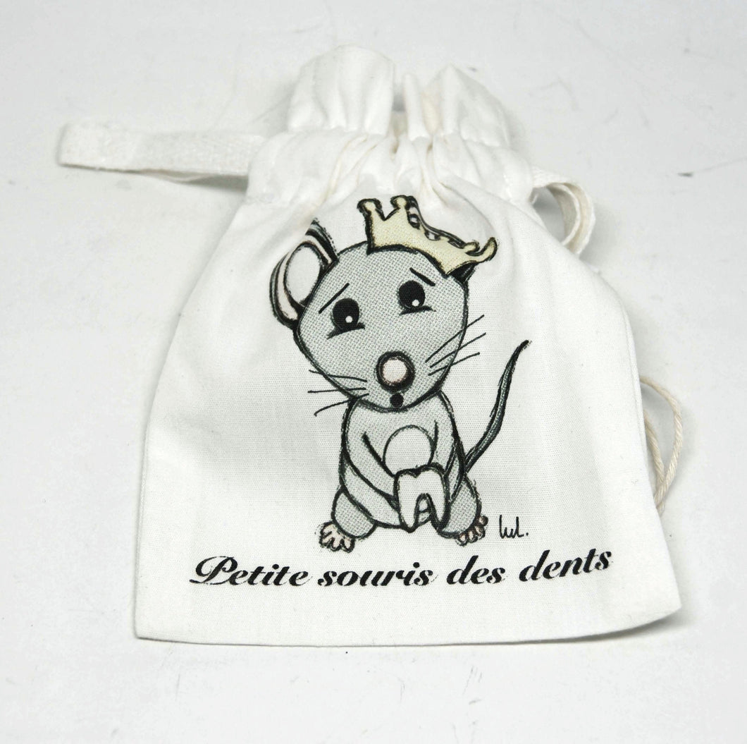 Pouch for milk teeth little tooth fairy mouse- Bags and pouches