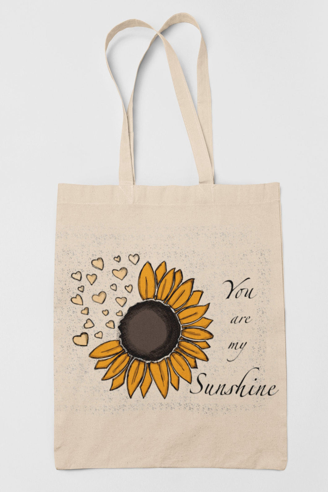 Cotton bag with sunflower - Bags and pouches - summer