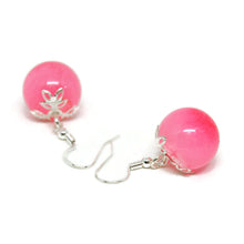 Load the image in the gallery,Pink ball earrings - Jewelery -
