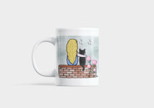 Load the image in the gallery,Mug with woman and personalized cat - Tableware
