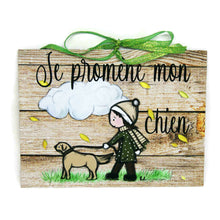 Load the image in the gallery,Plate with dog - Home decoration -
