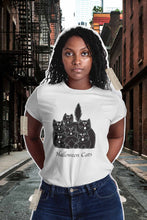 Load the image in the gallery,Halloween cats t-shirt
