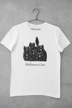 Load the image in the gallery,Halloween cats t-shirt
